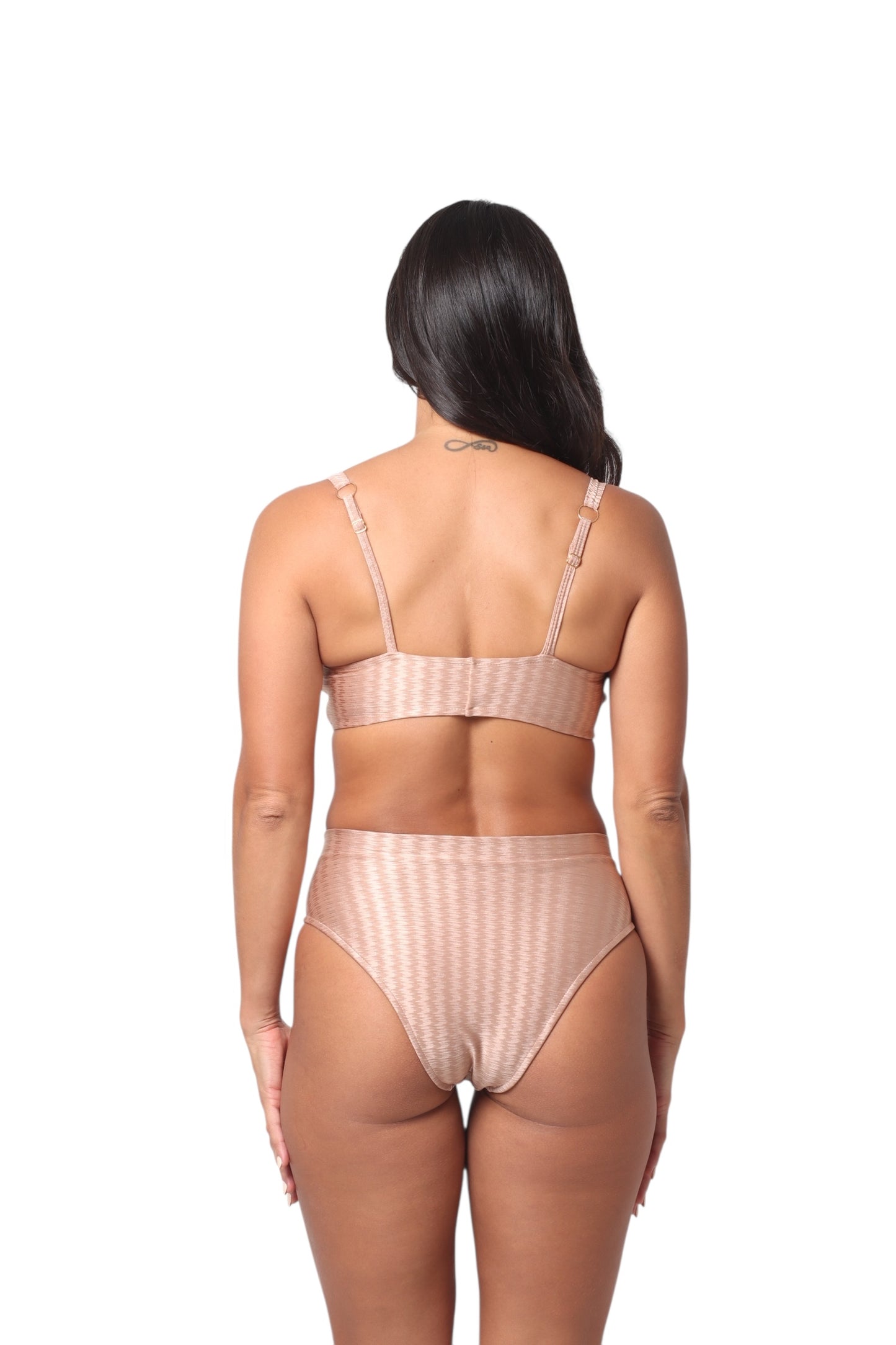 Lisboa Panty Alta Texturizado Nude