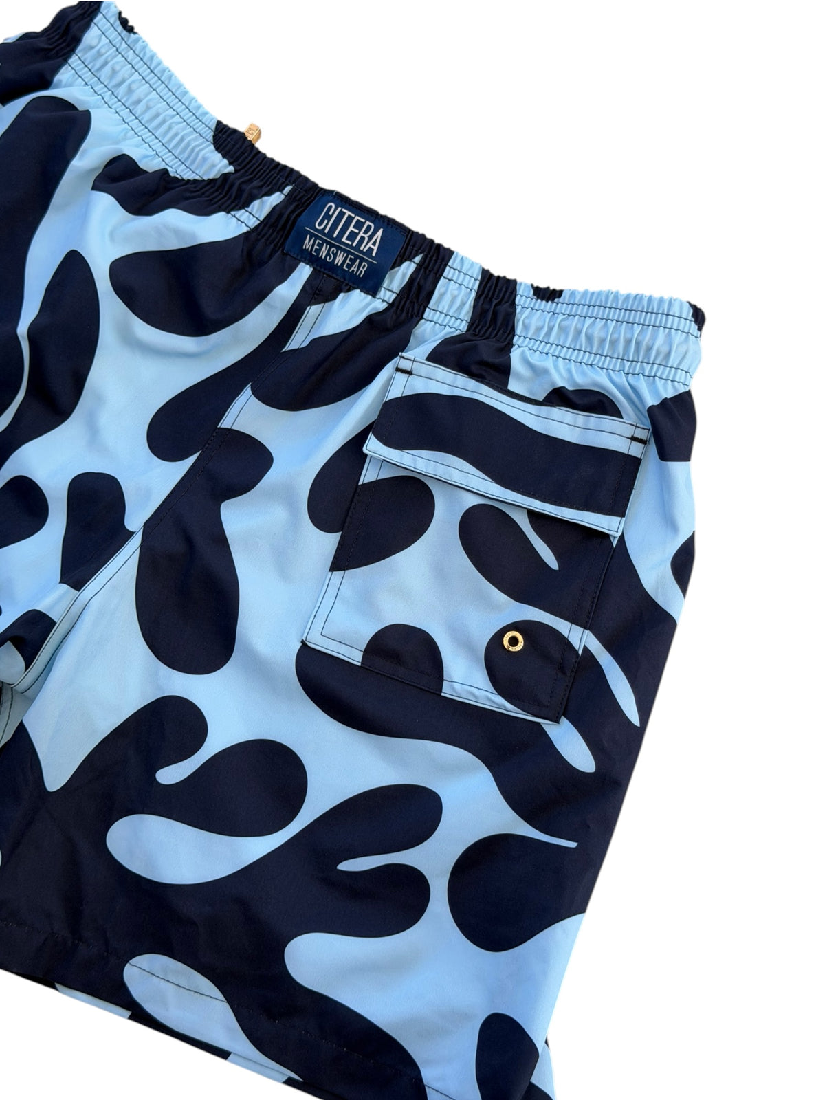 Short Algas Azules