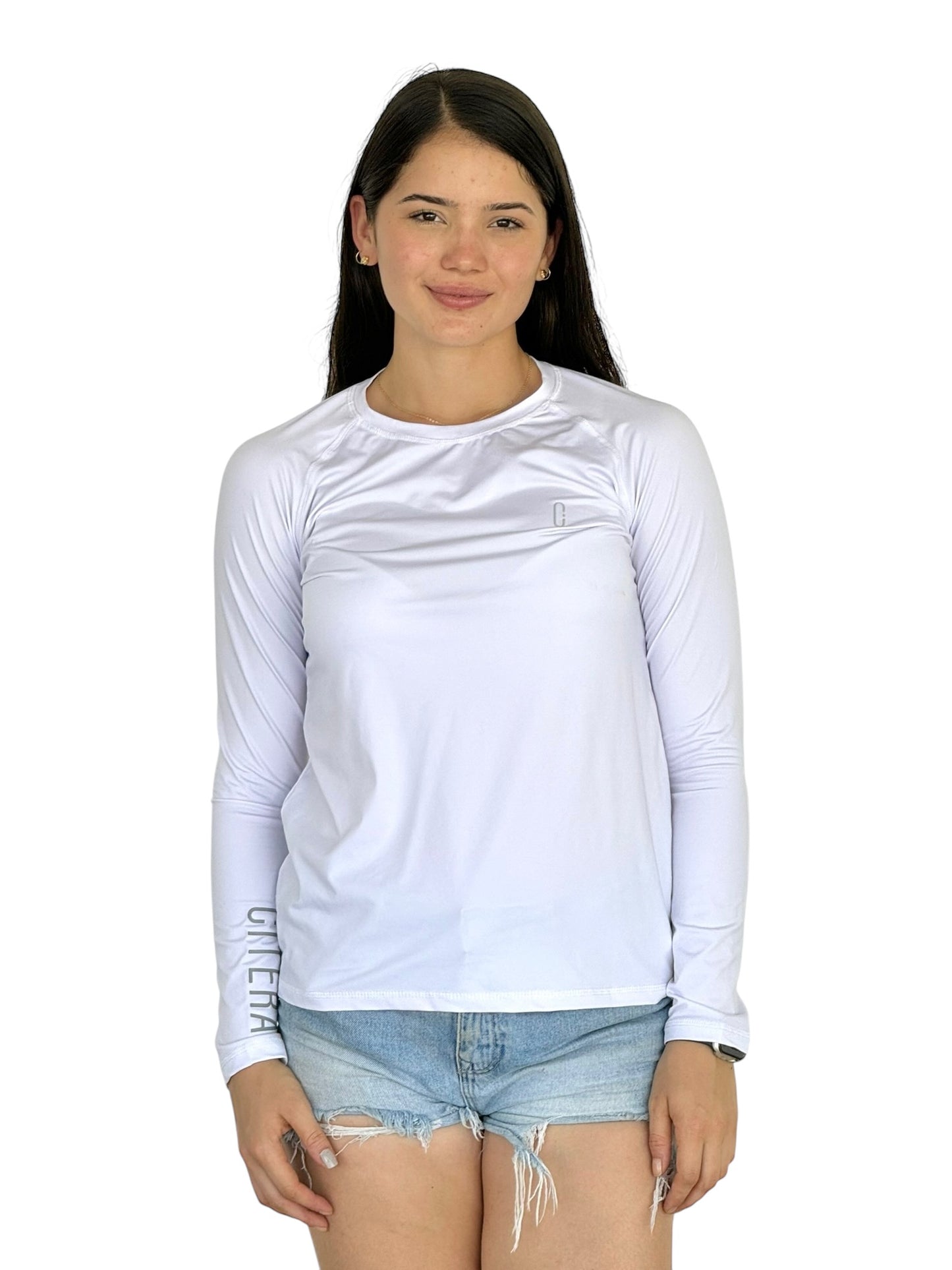 Franela UV Básica Blanca