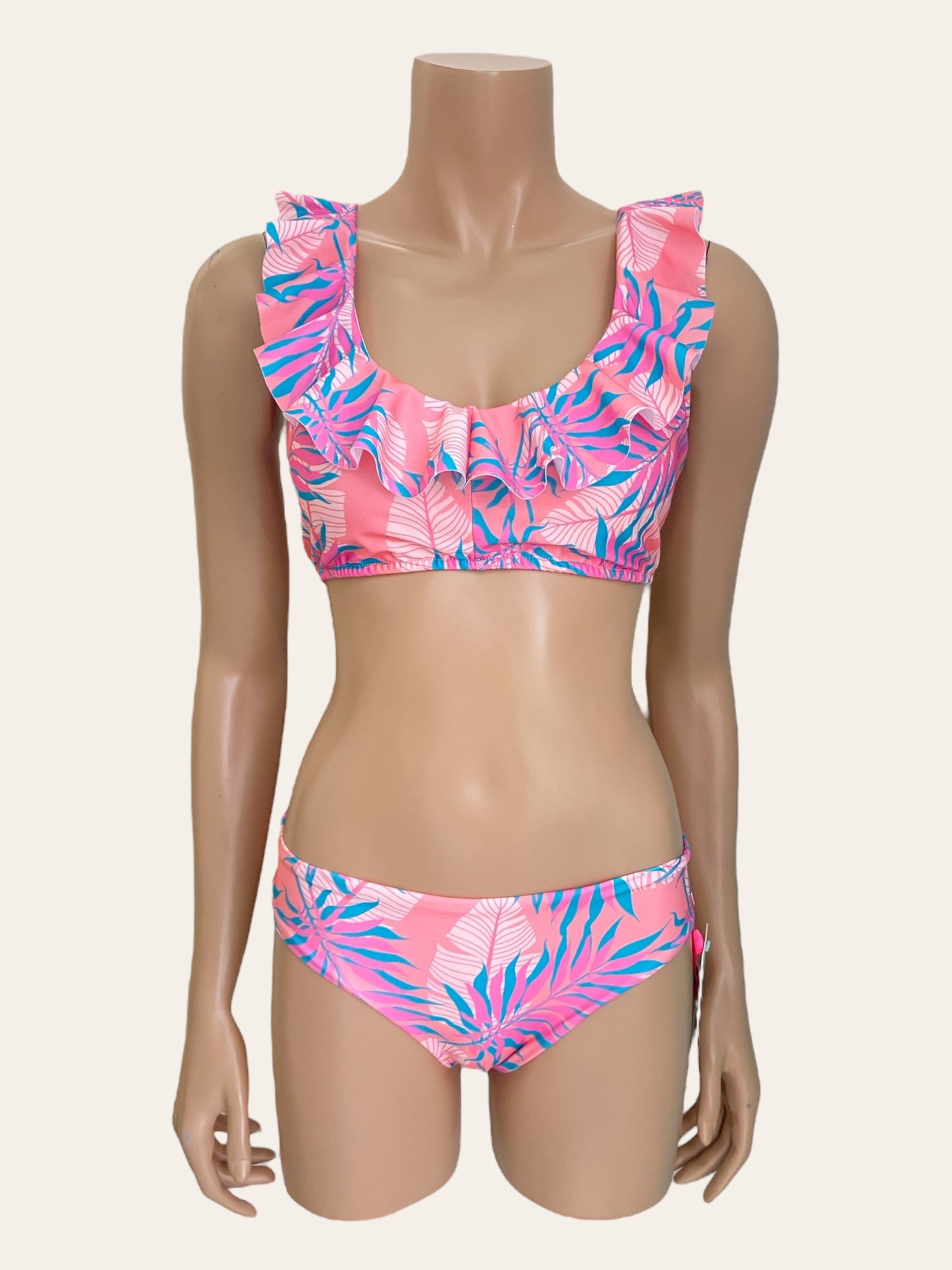 Zoe Pink Leaves