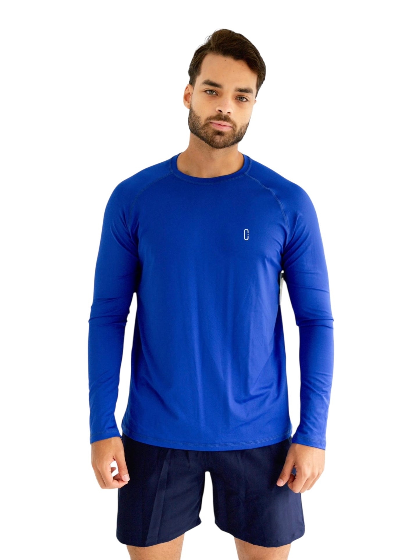 Franela UV Básica Azul Rey