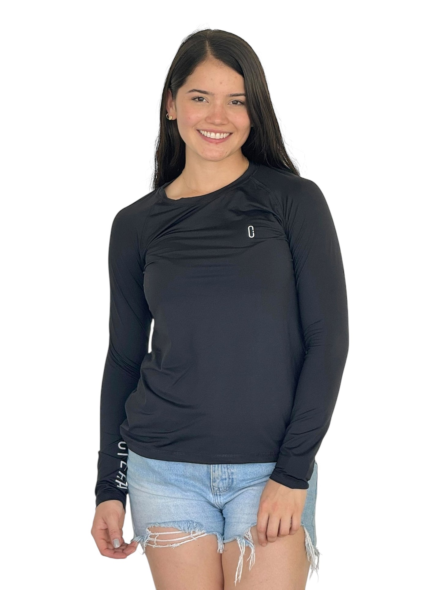 Franela UV Básica Negra