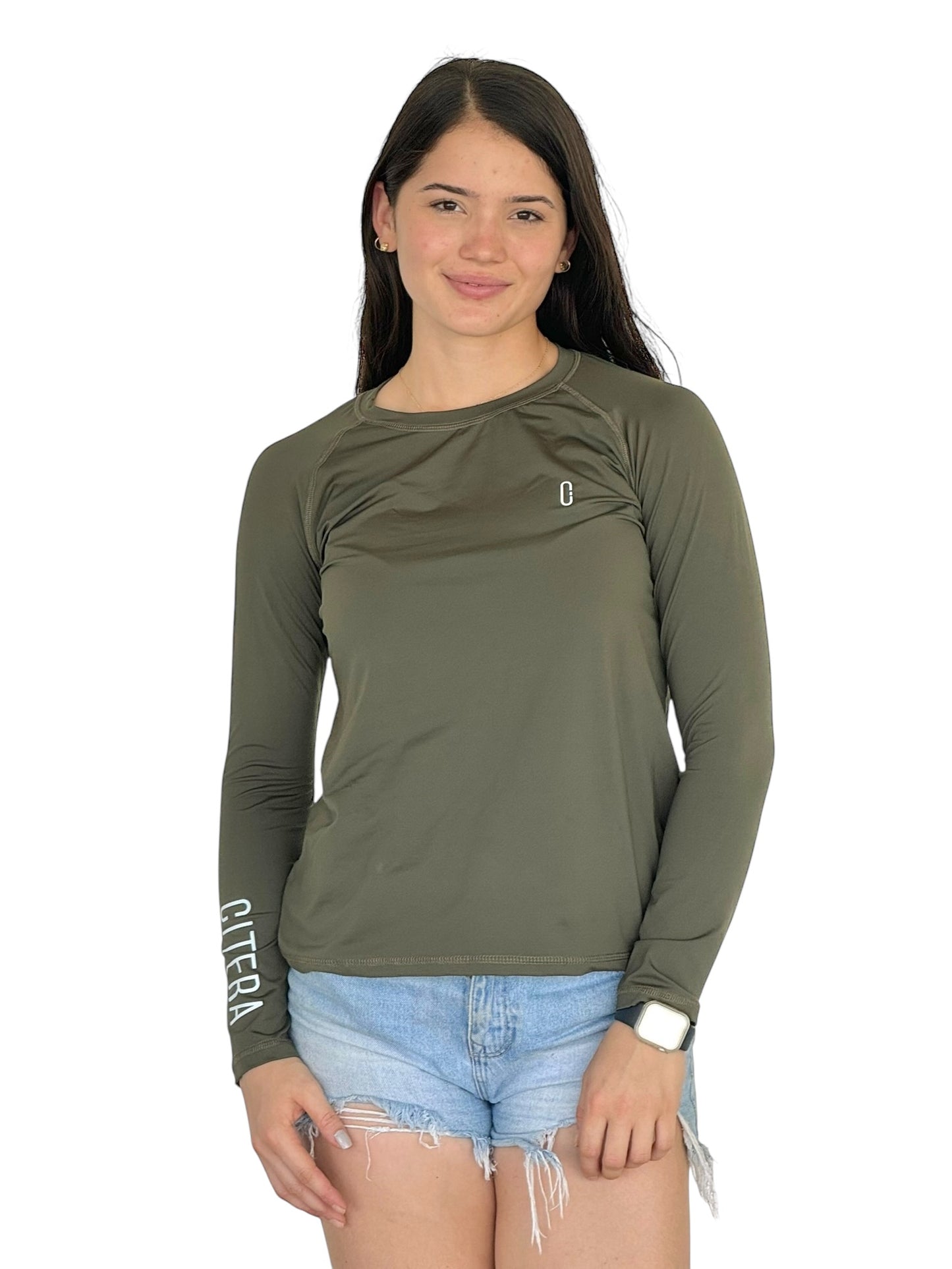 Franela UV Básica Verde