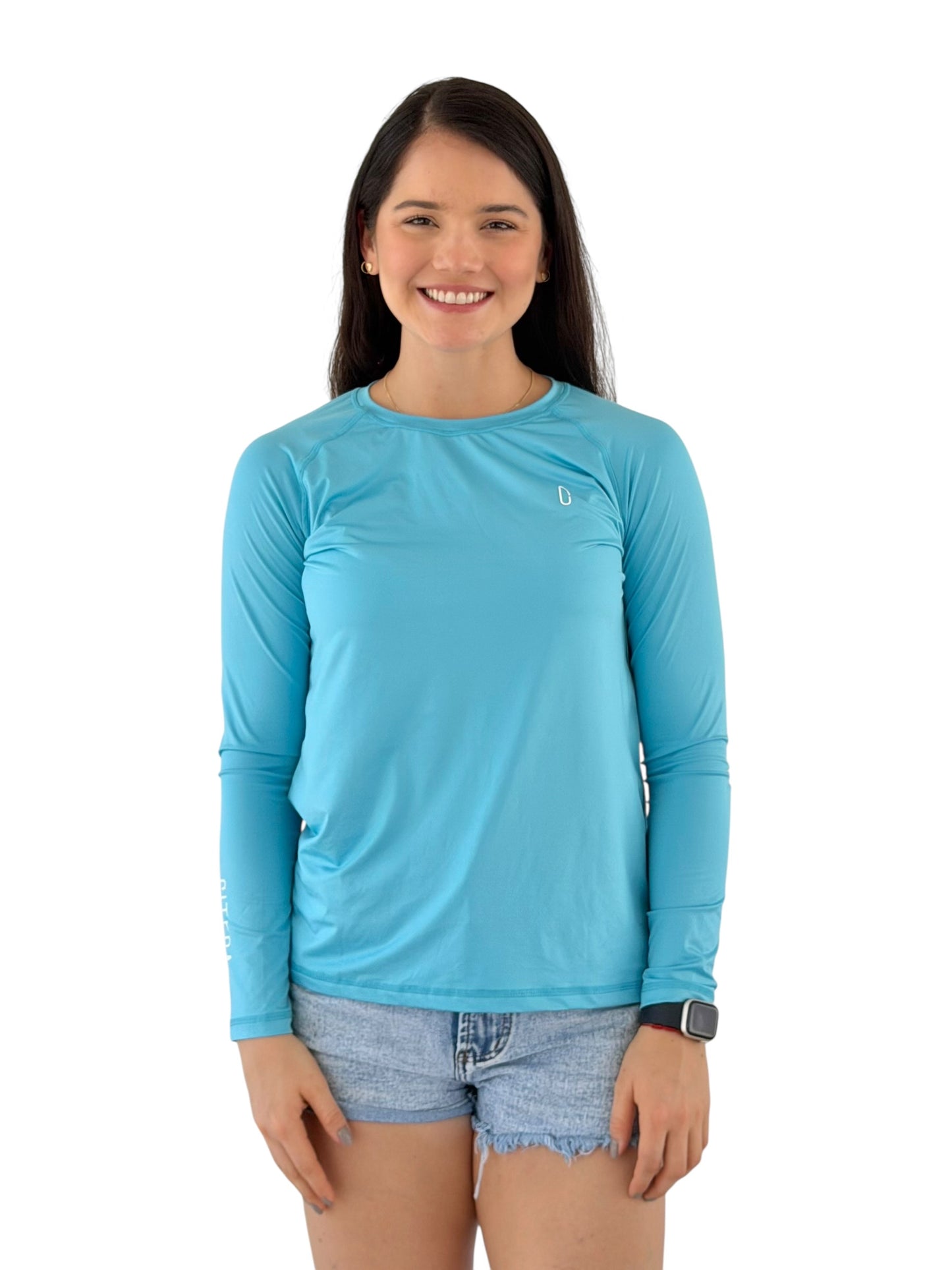 Franela UV Básica Azul Cielo