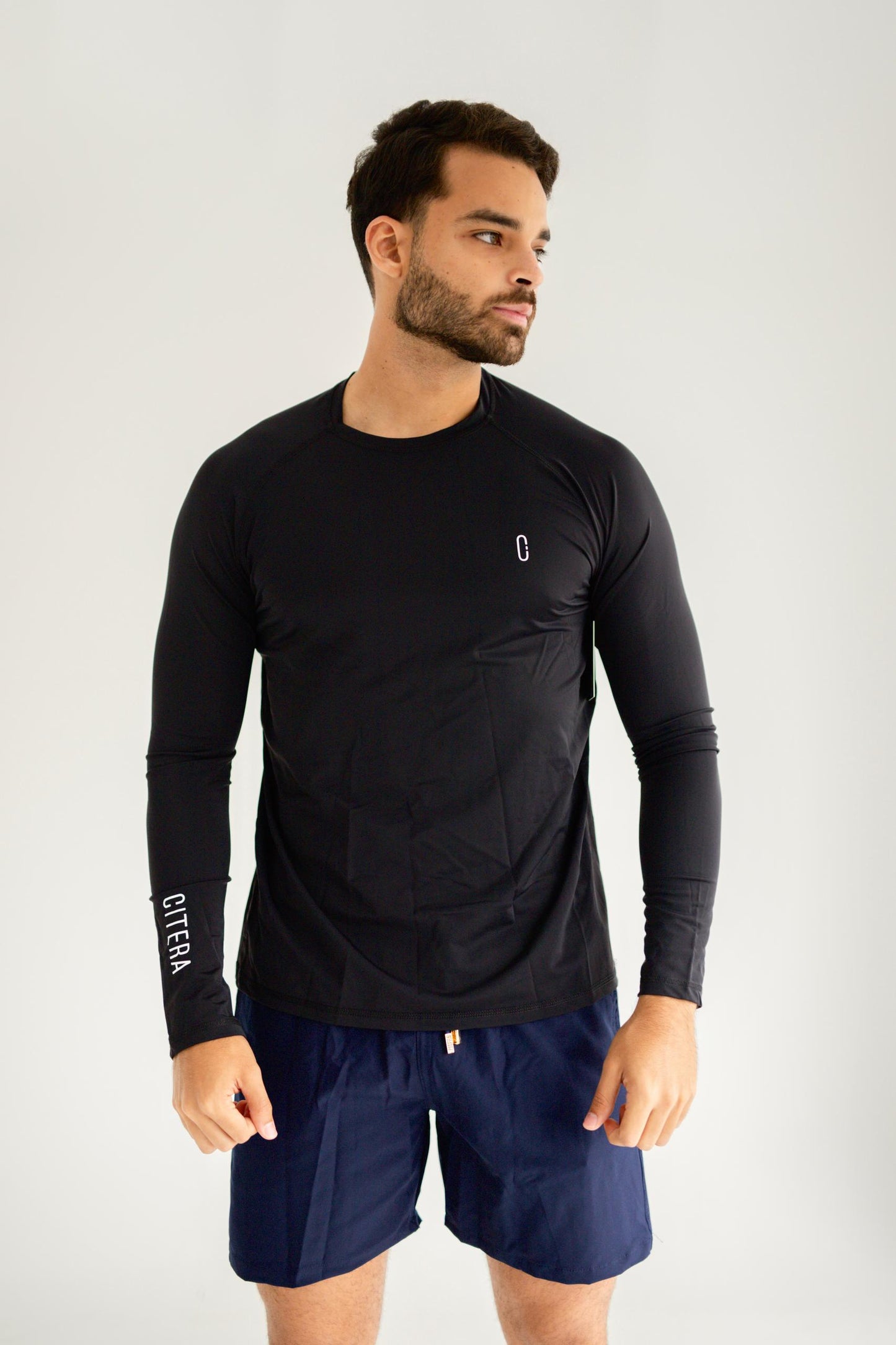 Franela UV Básica Negro
