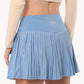 Falda Plisada Azul