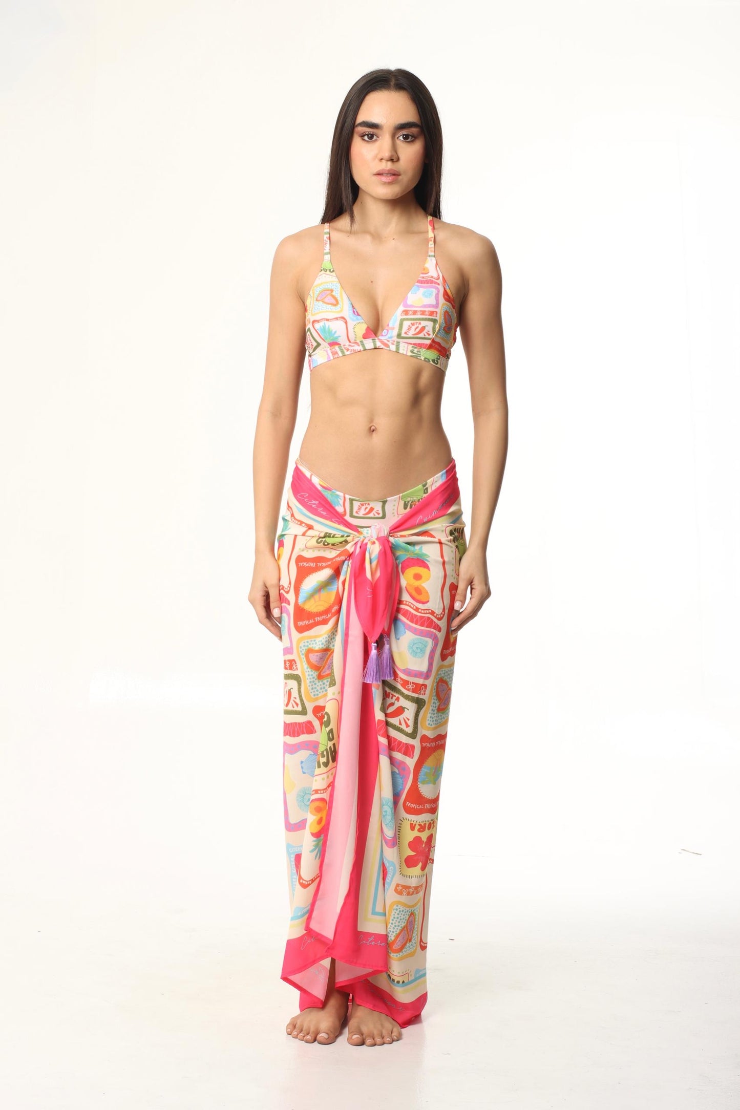 Pareo Match Tropical Doodle