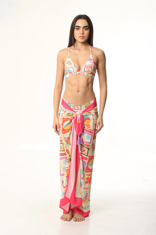 Pareo Match Tropical Doodle