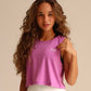 Top Sin Mangas Morado