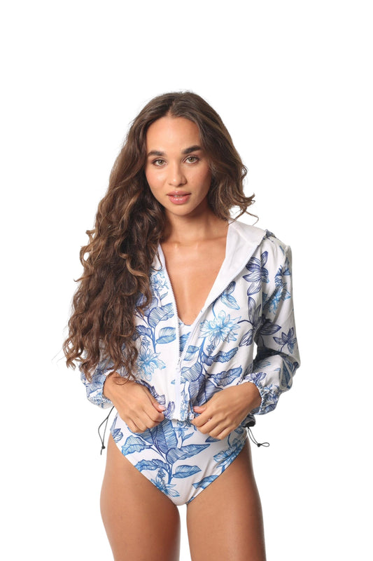 Chaqueta Match Blue Tropical
