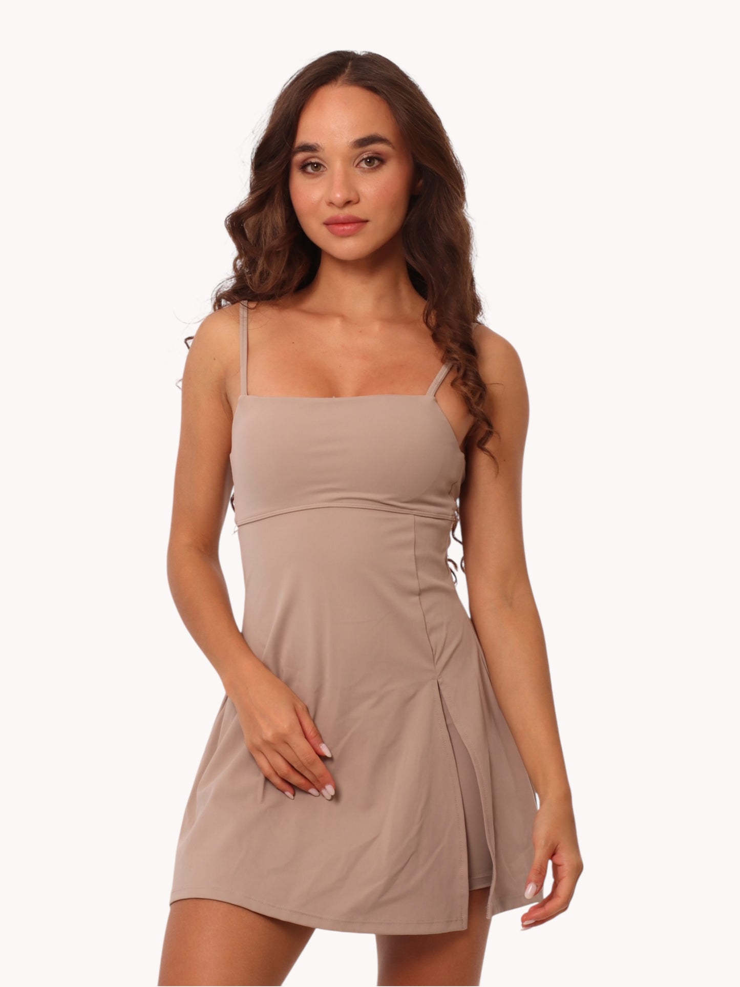 Vestido Caqui