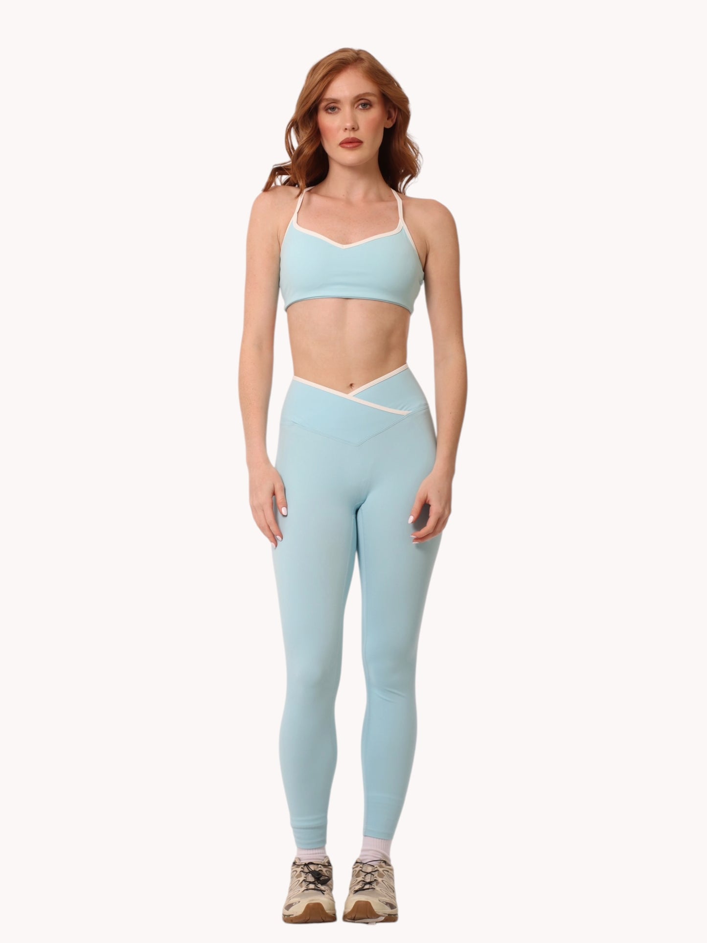 Set Leggings Azul Bebé