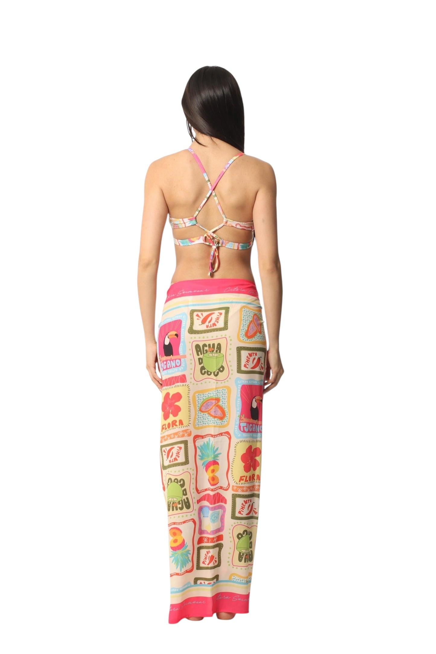 Pareo Match Tropical Doodle