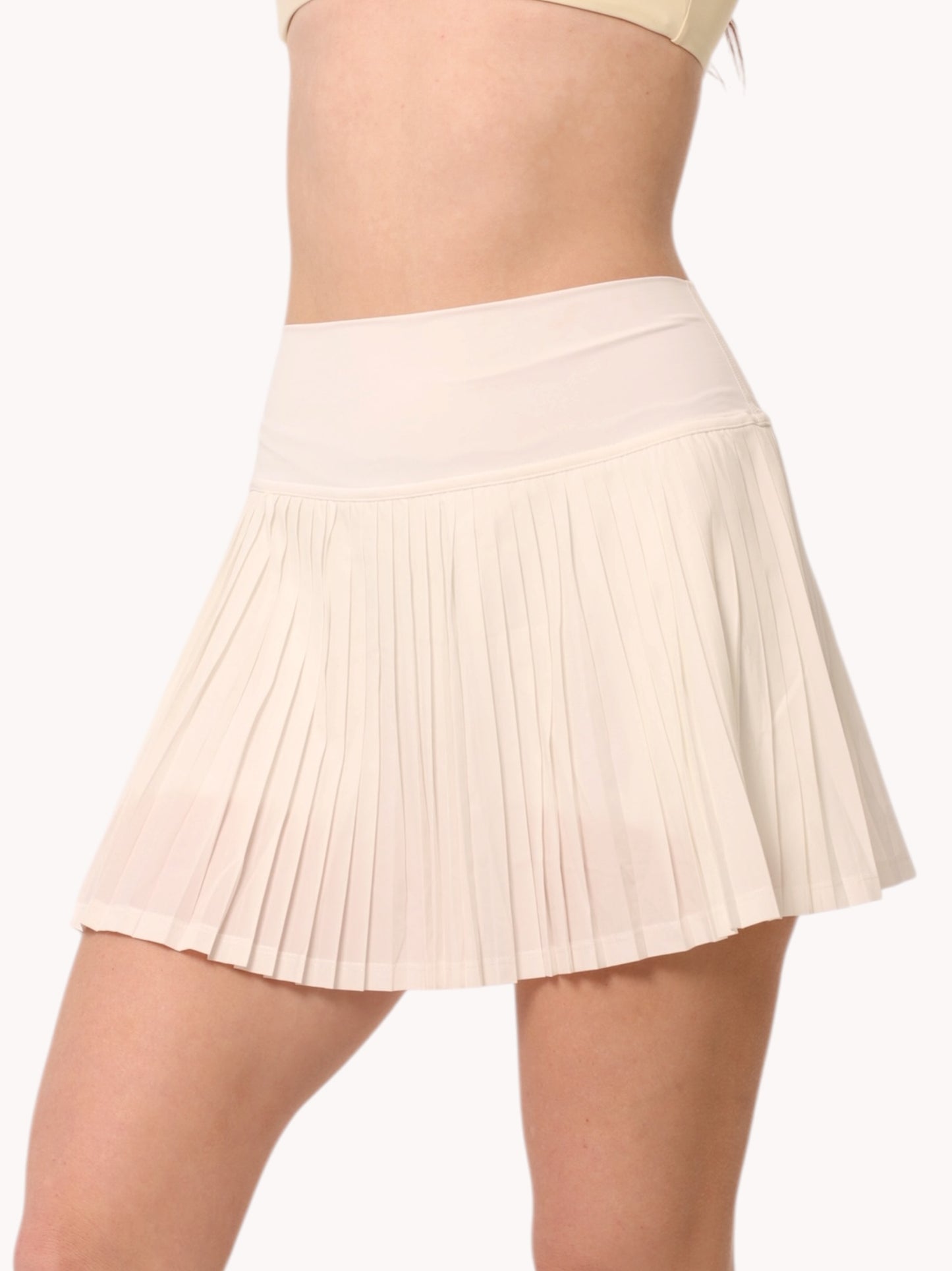 Falda Plisada Blanca