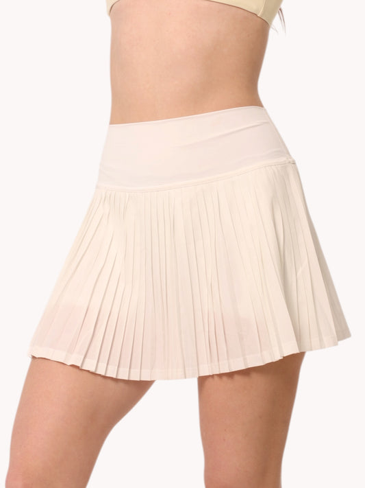 Falda Plisada Blanca