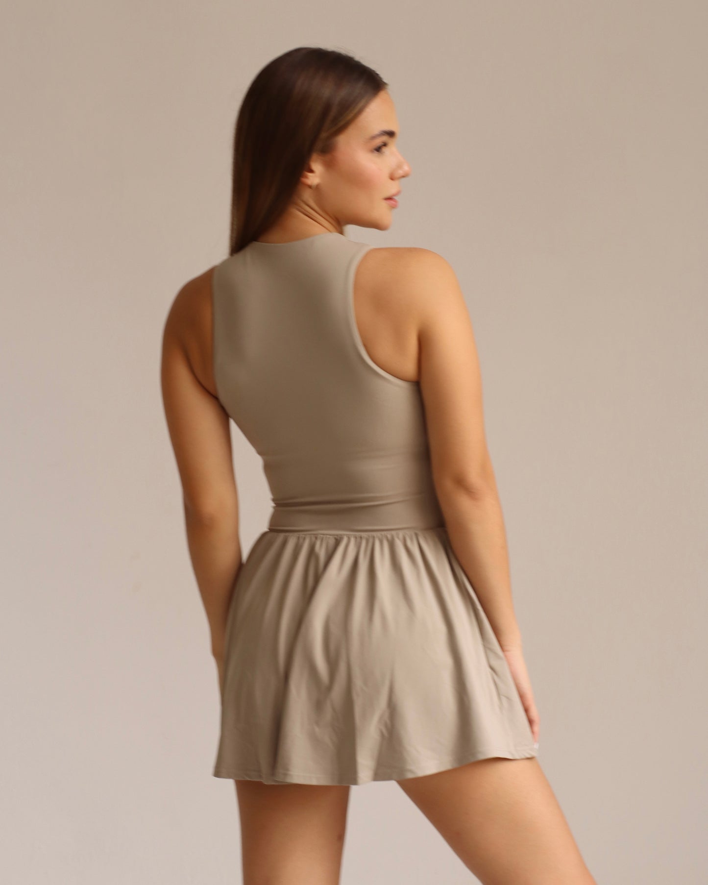 Vestido Beige