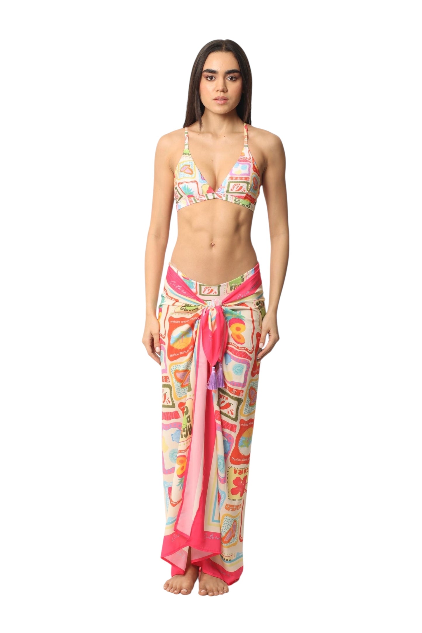 Pareo Match Tropical Doodle