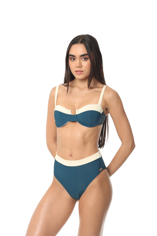 Ibiza Panty Alta Turquesa