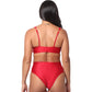 Lisboa Panty Alta Texturizado Rojo