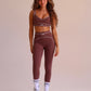 Set Leggings Marrón