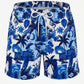 Short Blue Tropical
