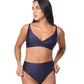 Lisboa Panty Alta Texturizado Azul Marino
