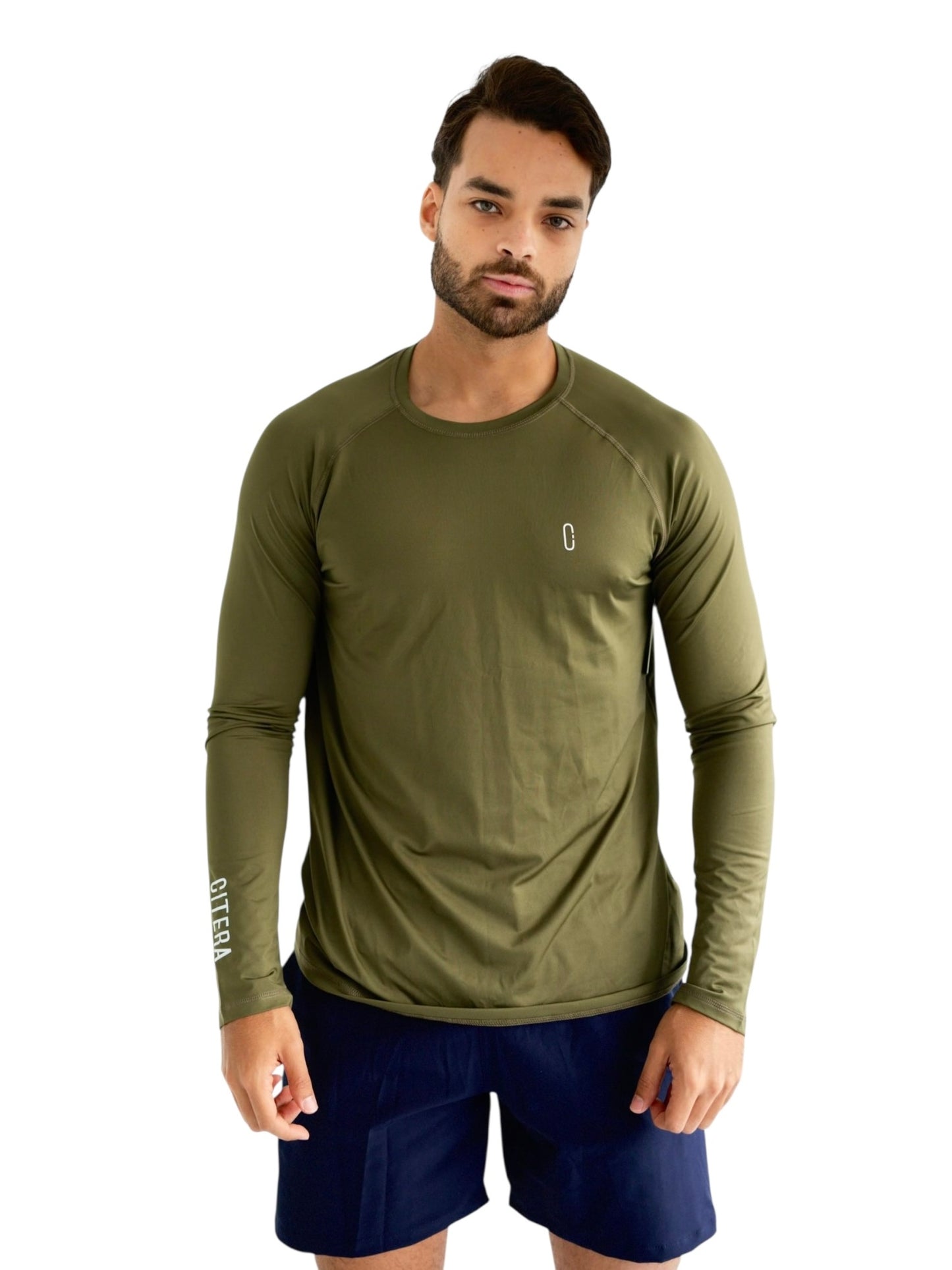 Franela UV Básica Verde