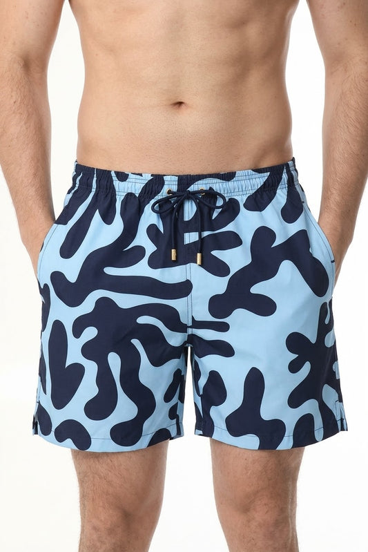 Short Algas Azules