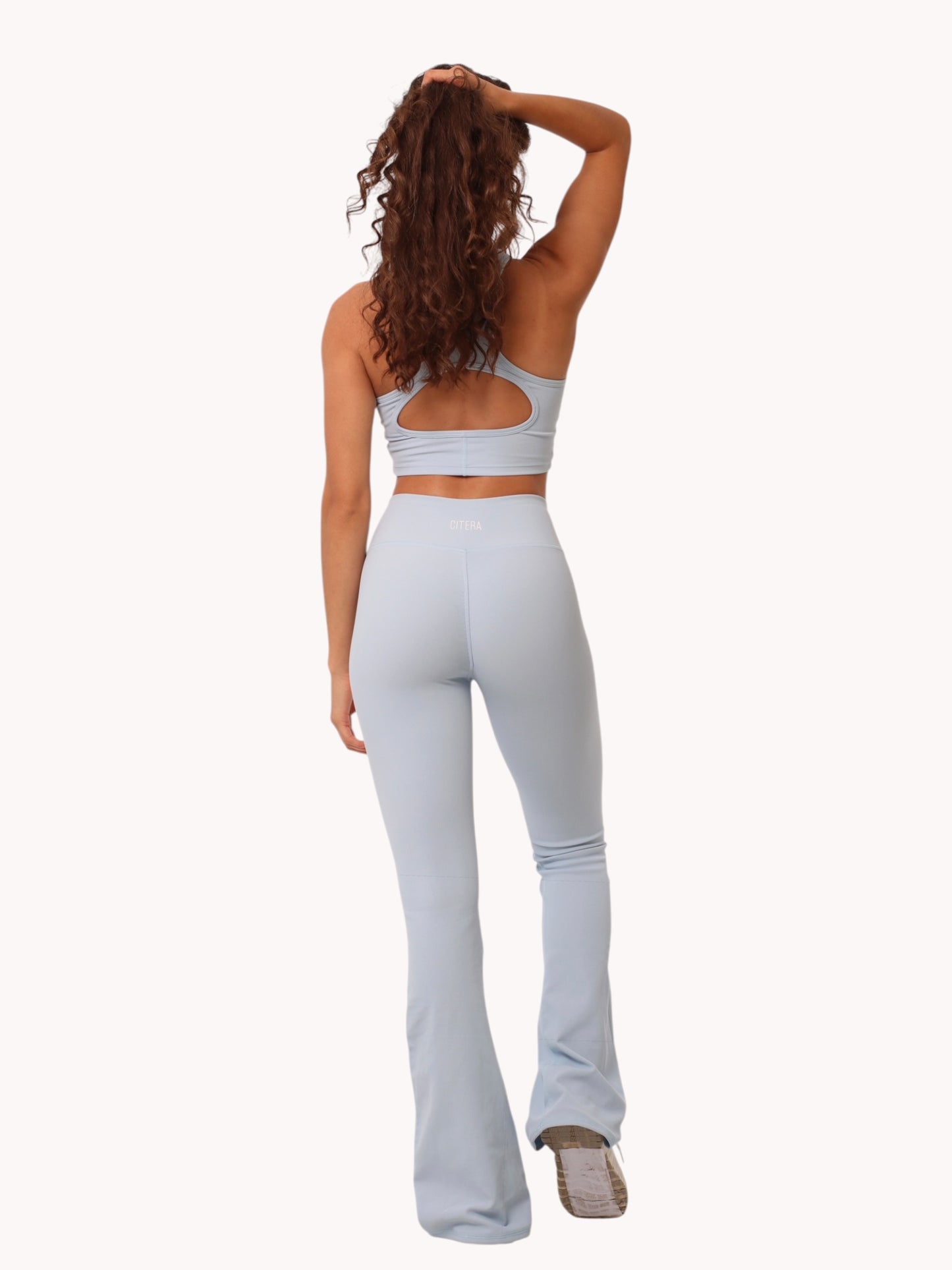 Set Bota Ancha Acanalado Azul
