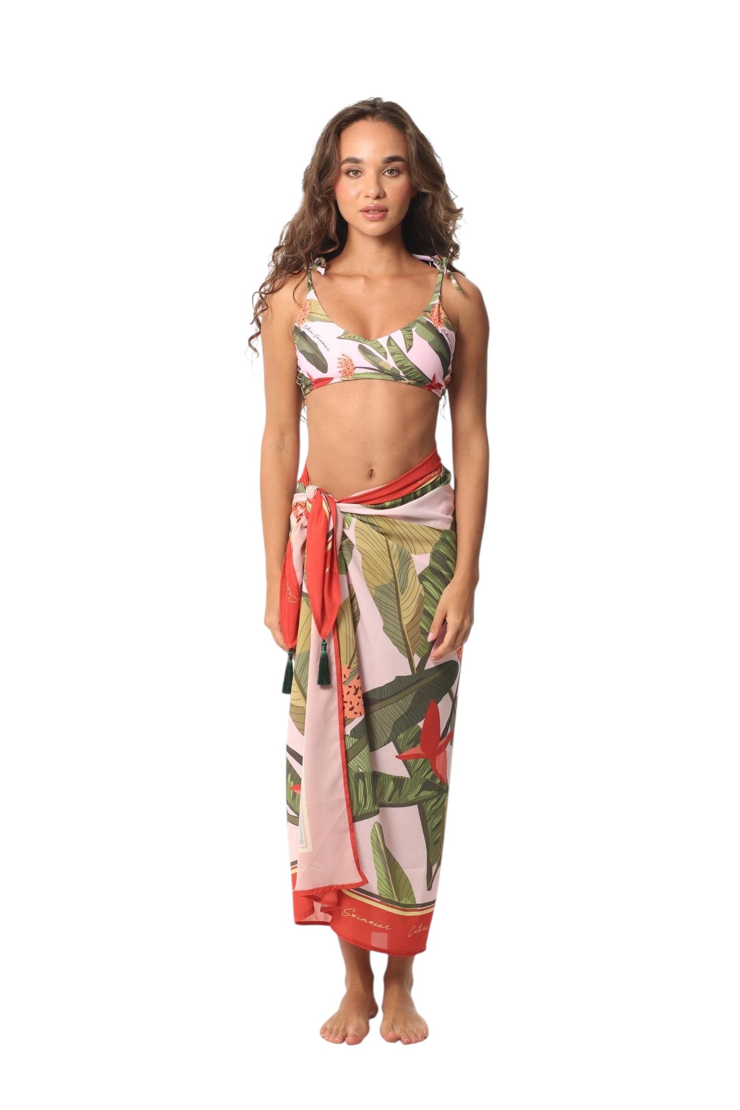 Pareo Match Palmera Tropical