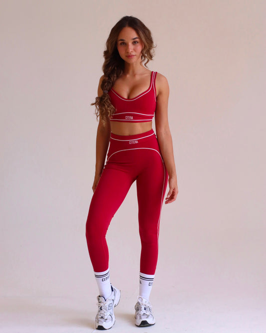 Set Leggings Rojo