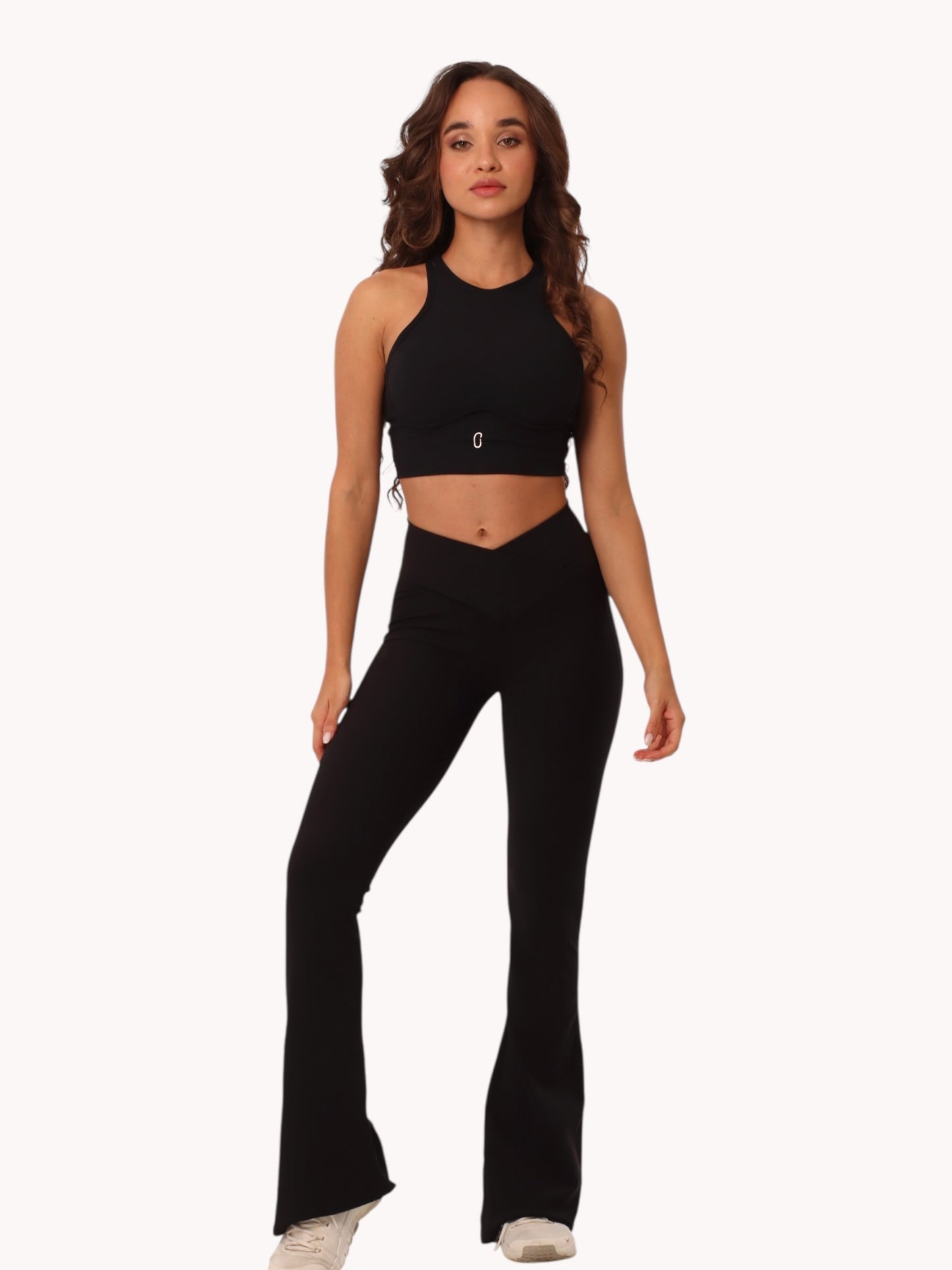 Set Bota Ancha Negro