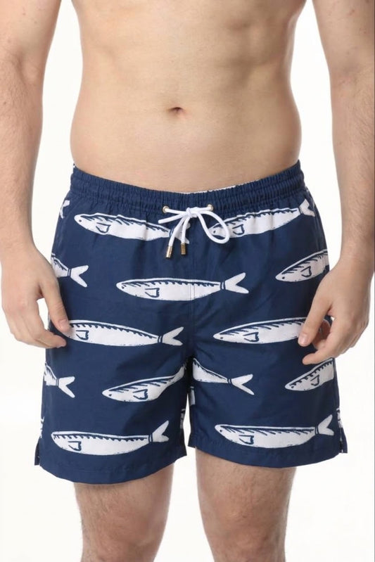 Short Sardinas Azules