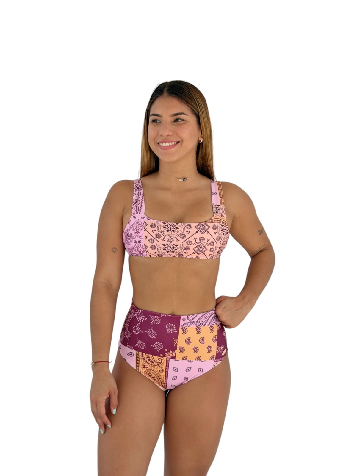 Hanna Panty Alta Pink Bandana