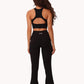 Set Bota Ancha Negro