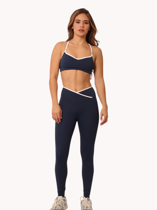Set Leggings Azul Marino
