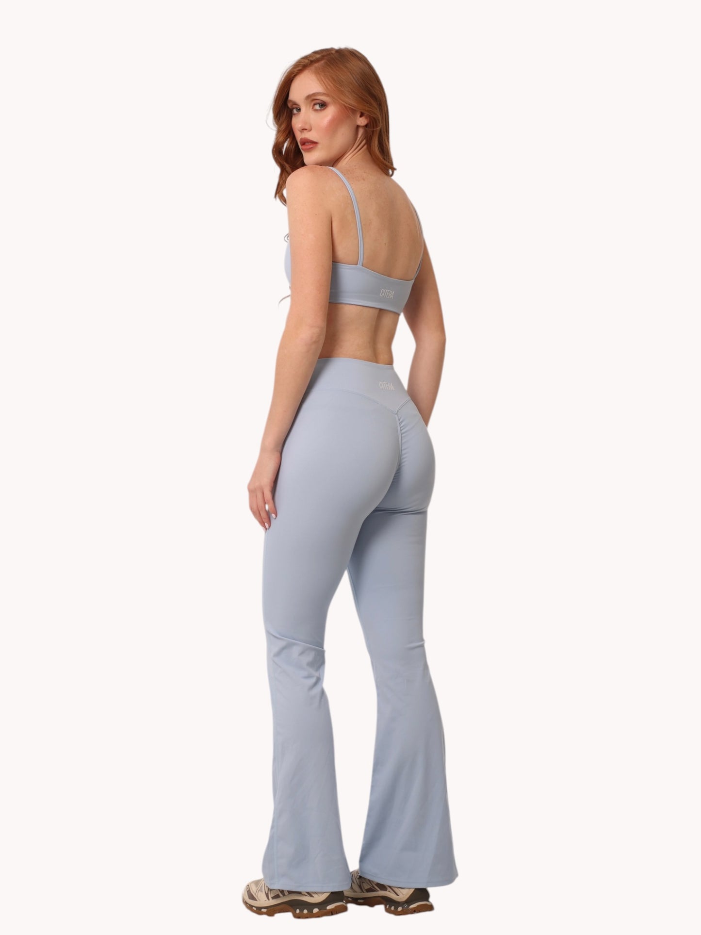 Set Bota Ancha Azul