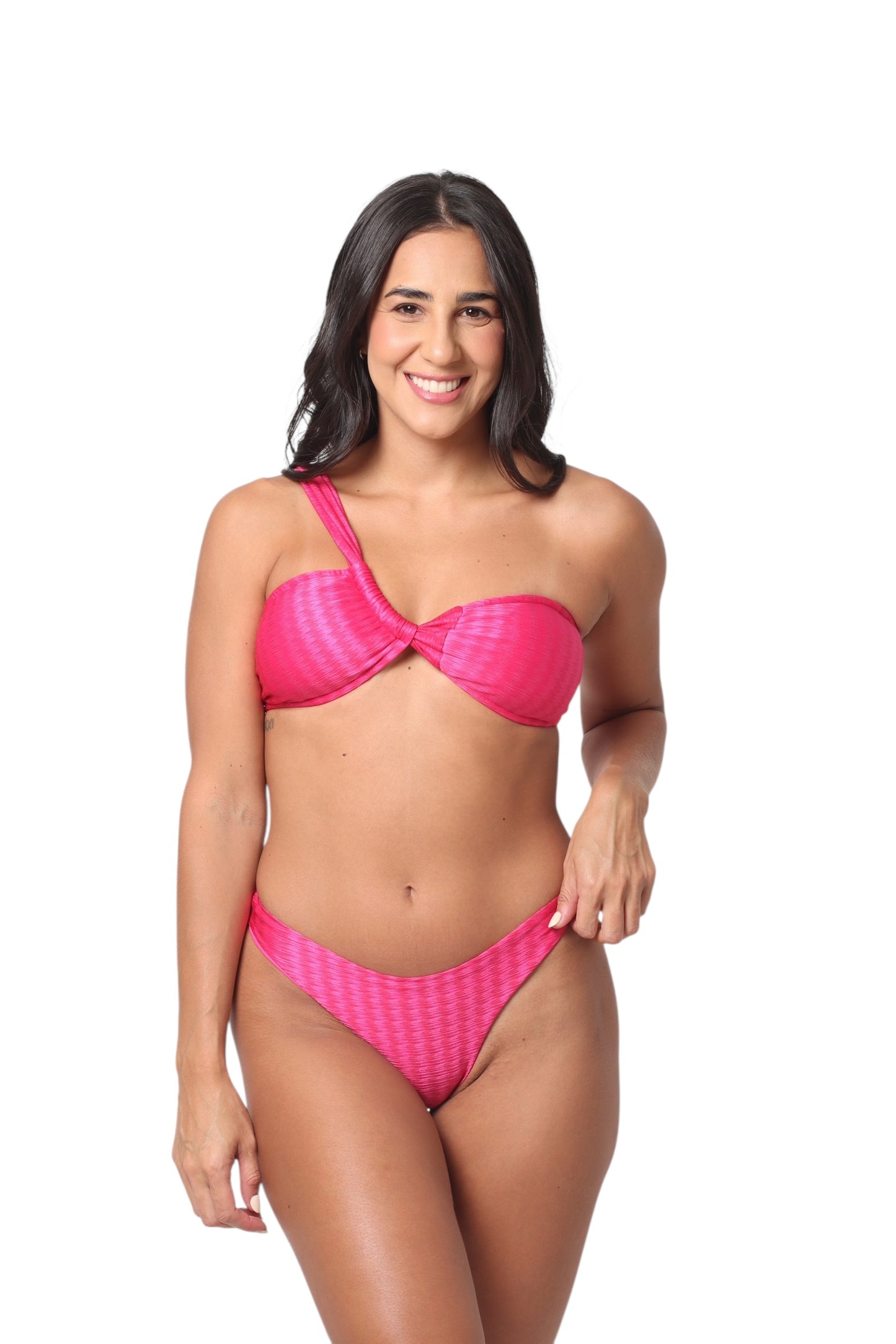 Gibraltar Texturizado Panty Semi Fucsia