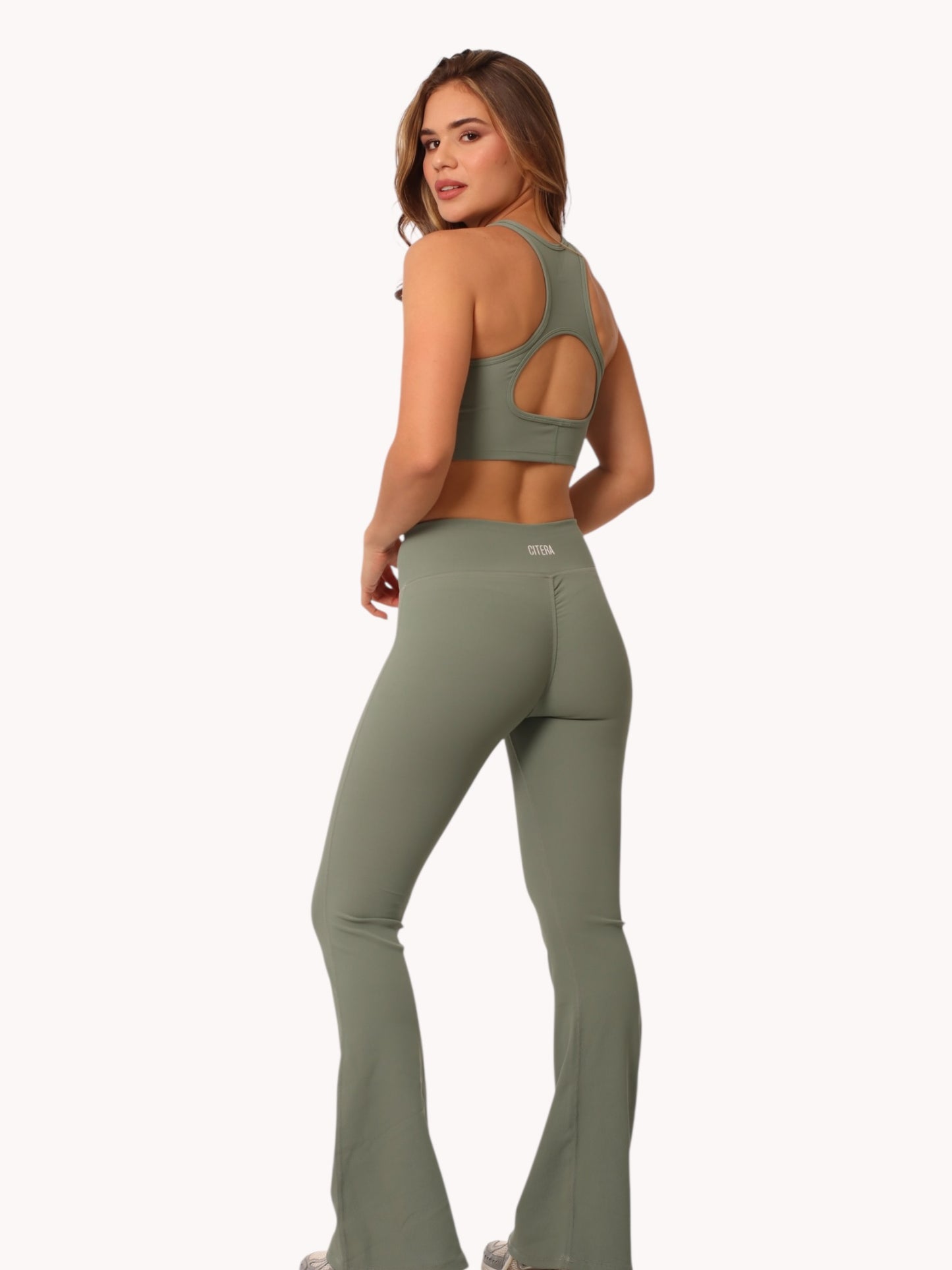 Set Bota Ancha Verde