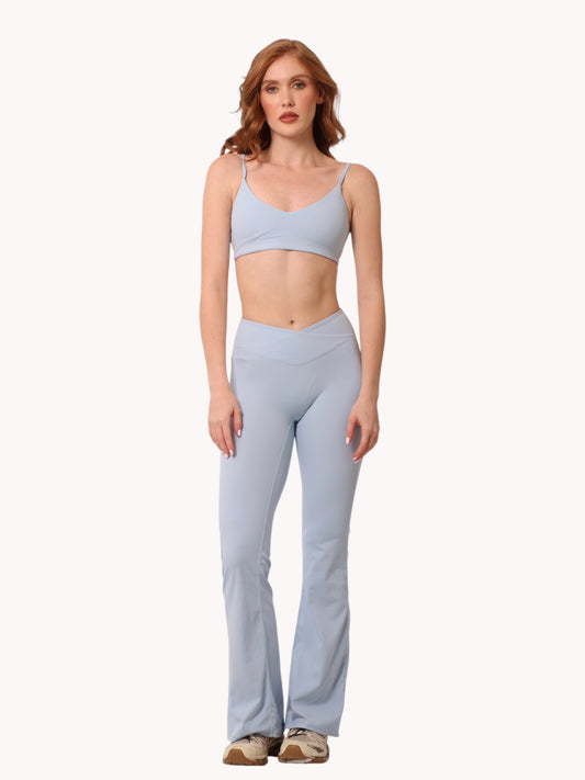 Set Bota Ancha Azul