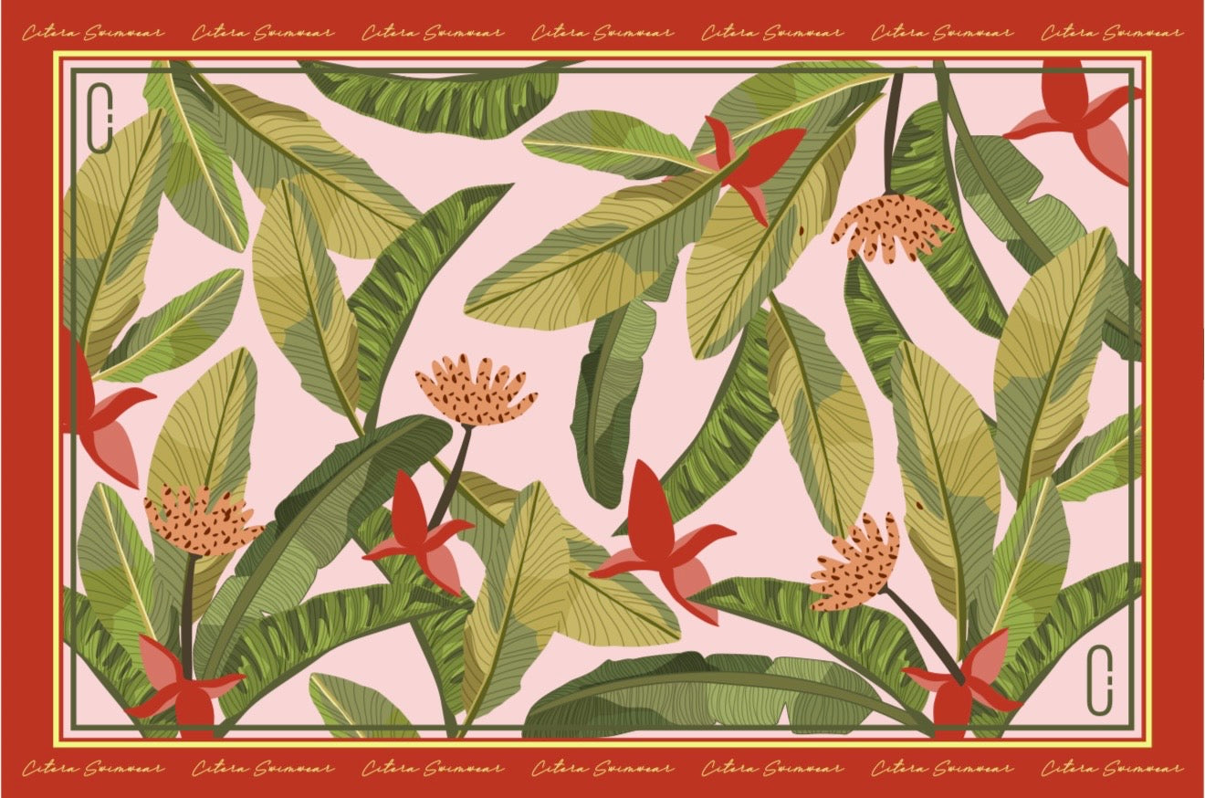 Pareo Match Palmera Tropical