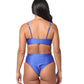 Lisboa Panty Alta Texturizado Azul Rey