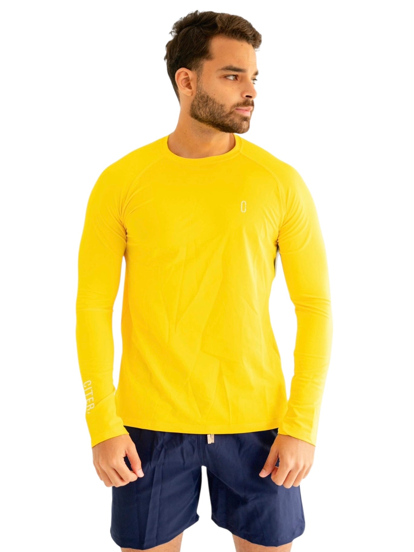 Franela UV Básica Amarilla