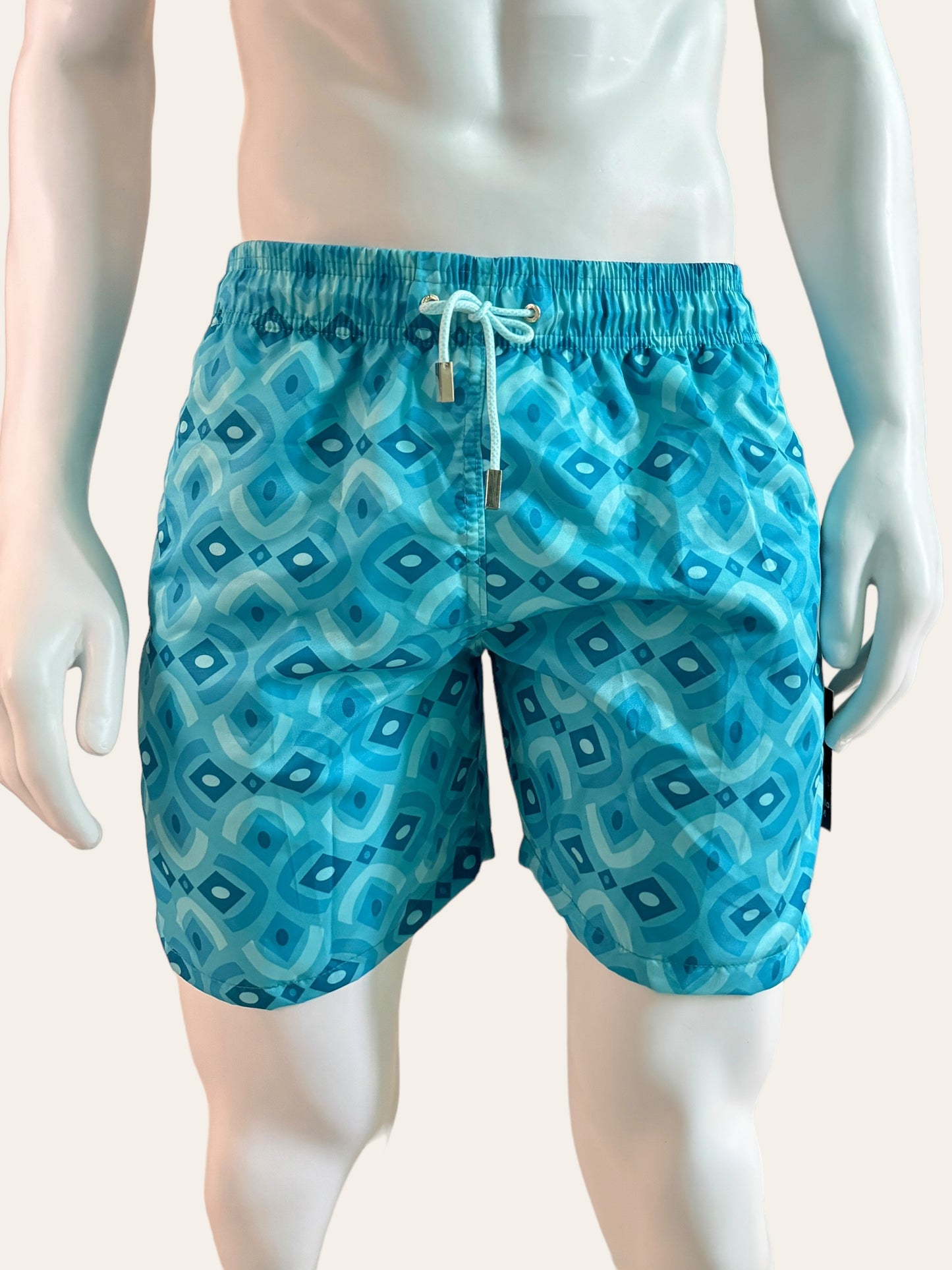 Short Geo Turquesa