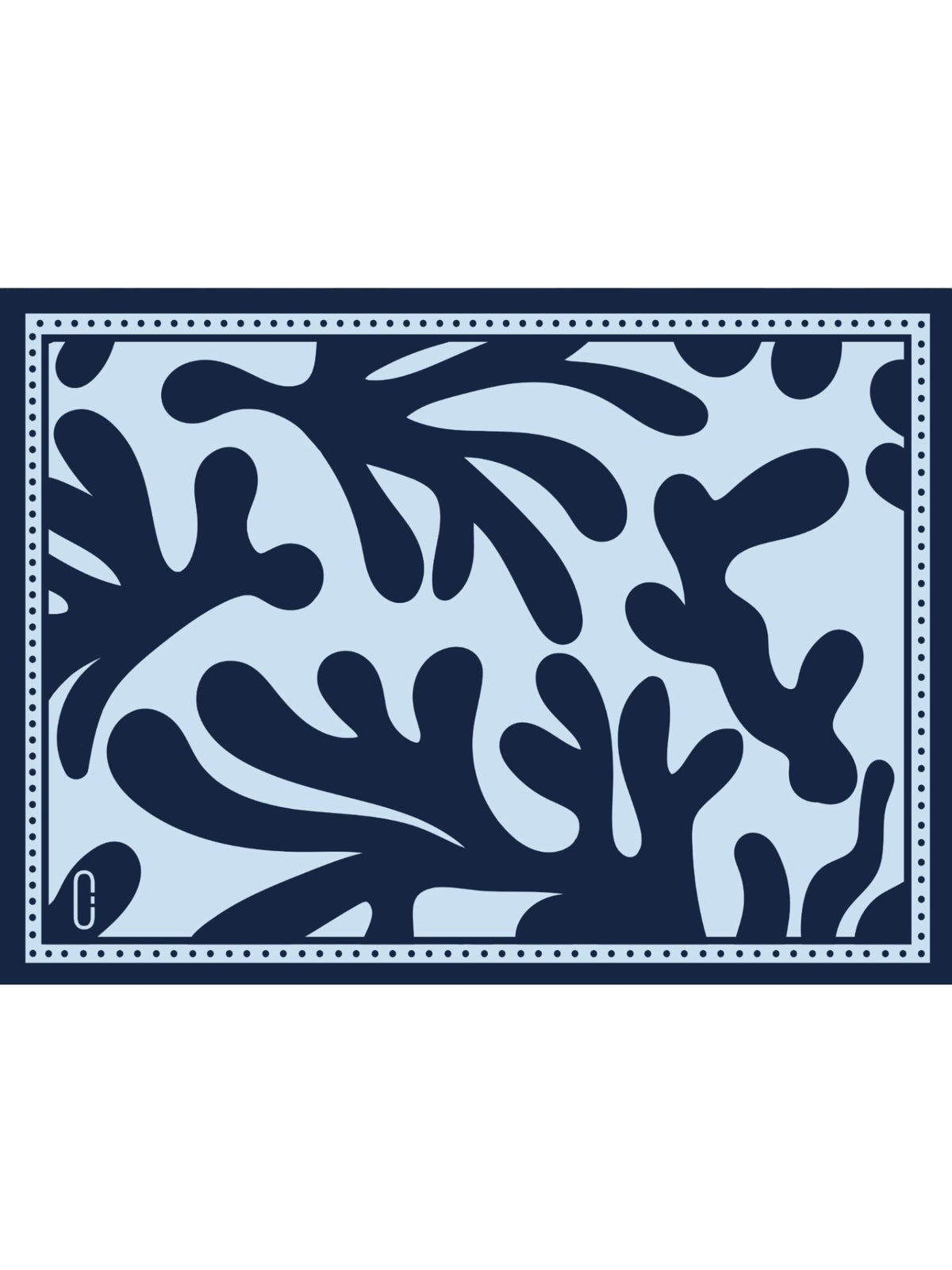 Pareo Algas Azules