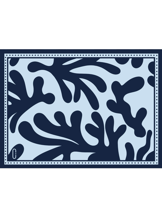 Pareo Algas Azules