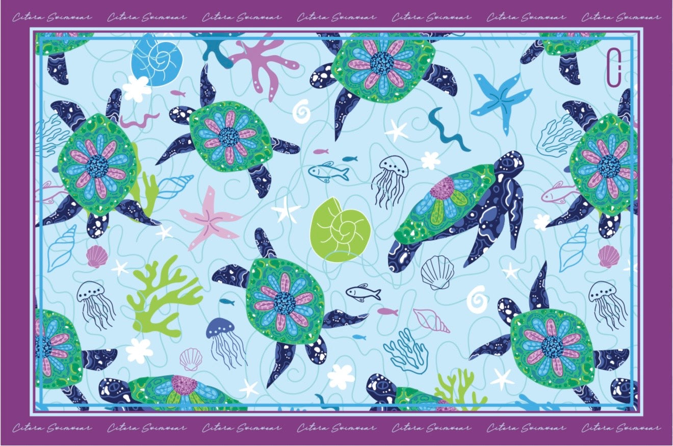 Pareo Match Turtle Groovy