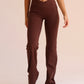 Leggings Bota Ancha Marrón