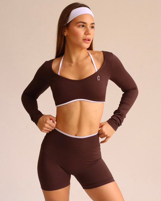 Set Shorts Marrón