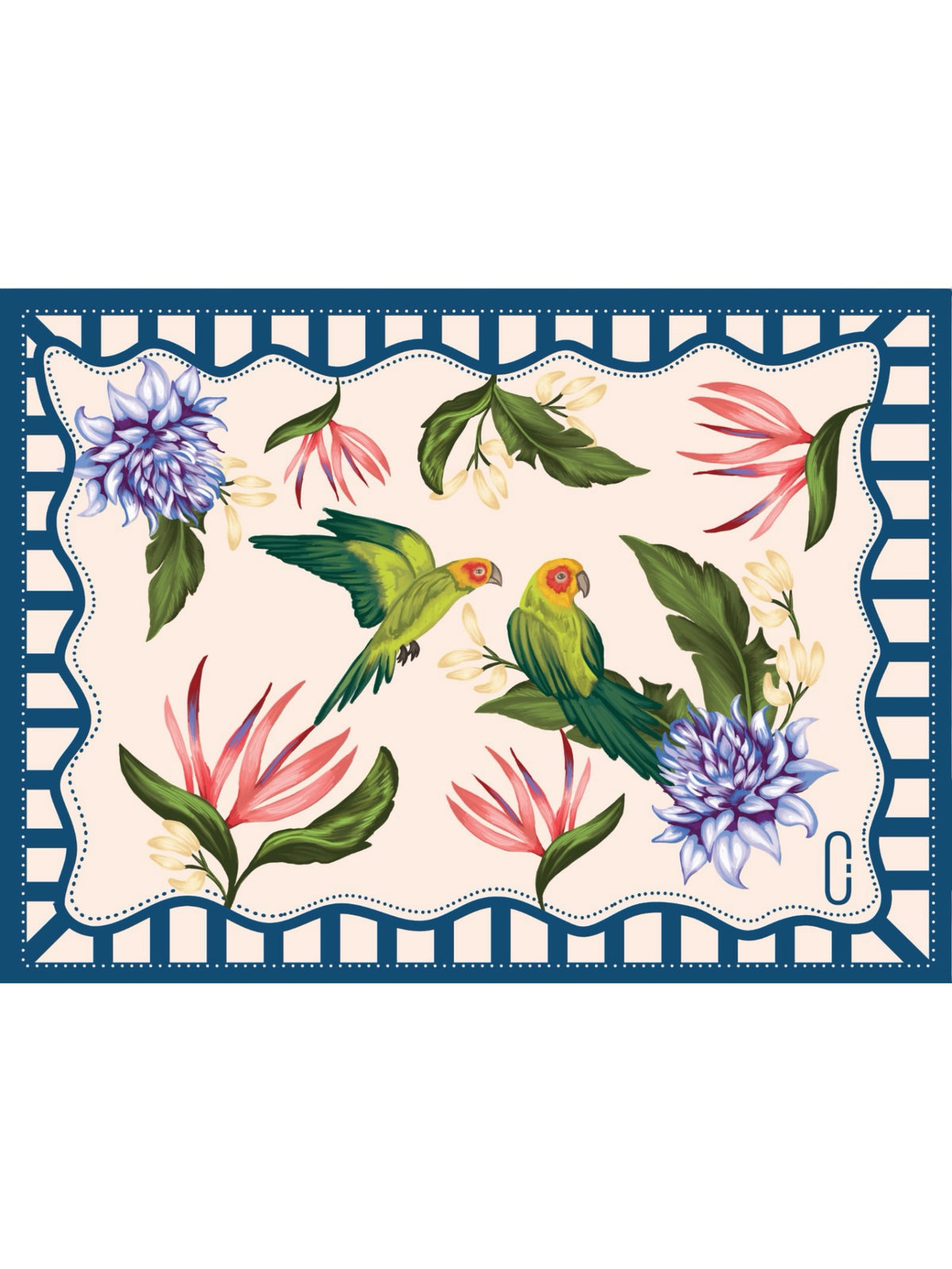 Pareo Loros Tropicales